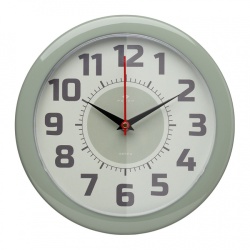 Часы настенные Рубин Классика d-24,5см оливковый 2323-126