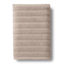 Полотенце Verossa 50/90 Wave&Pixels Махра 450 гр/м2 Кофе/Белый 926004