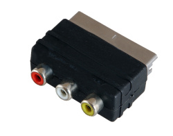 Переходник Perfeo SCART-3RCA гнездо