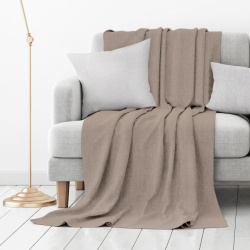 Покрывало Волшебная ночь 140х220 Какао Рогожка 774524