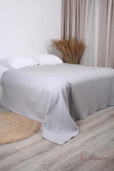 Покрывало Mona Liza Nature 200х220 жаккард вафельный серый АШ500515/20