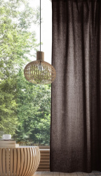 Комплект штор Волшебная ночь Шоколад 165*270 см рогожка 721881