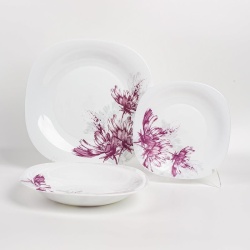 Набор столовый Pars Opal Violet Sanli 18 пр. 18SD-820 ИУ