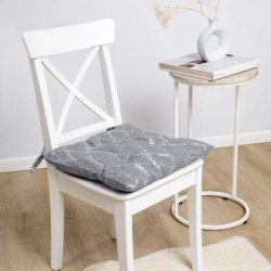 Подушка для стула Verossa 40/40 с тафтингом Серебряный век 926732