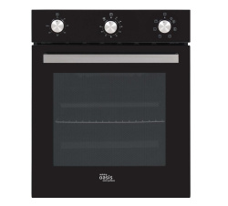 Встраиваемый Электрический духовой шкаф Oasis D-45MMB, цвет Чёрный