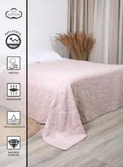 Покрывало Mona Liza Softness 200х220 жаккард махровый пудровый АШ500519/3