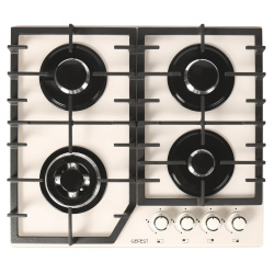 Встраиваемая варочная панель Газовая Gefest ПВГ 2232-01 Р81, 60 см, цвет Бежевый