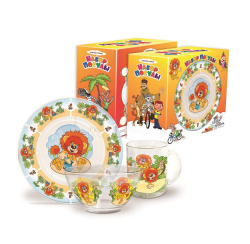 Набор посуды детский Как львенок и черепаха КРС-260