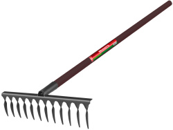 Грабли витые Молодость моя 1004-12-Ч, 12 зубьев с черенком