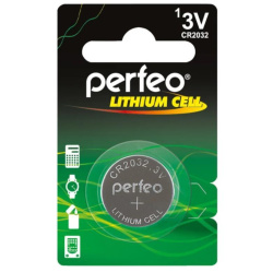 Эл.питания Perfeo CR2032/1BL Lithium