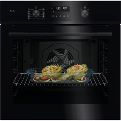 Встраиваемый Электрический духовой шкаф AEG NBU5P411SB, цвет Чёрный