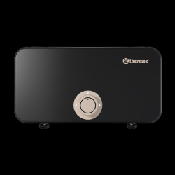 Водонагреватель проточный Thermex Onyx 6500, Прямоугольный, Цвет Чёрный