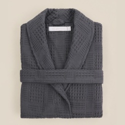 Халат SL Home вафельный женский Chess Гри Сандре р-р. S т-серый 10091577