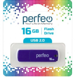 USB накопитель 16Gb USB2.0 Perfeo C05 Purple