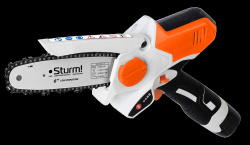 Аккумуляторная цепная пила Sturm CSC1804 16 В, шина 15 см, 2 акк, ЗУ, кейс