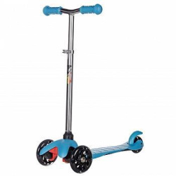 Самокат Novatrack Disco-kids Basic синий