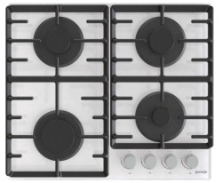 Встраиваемая варочная панель Газовая Gorenje GT642AXW, 60 см, цвет Белый
