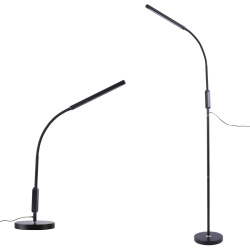 Напольный светильник Uniel ULM-T619 (10W регул.высота 65-173см) Металл/черн