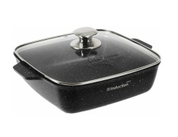Жаровня Мечта Гранит black Induction Pro 26х26 см квадратная 38802И