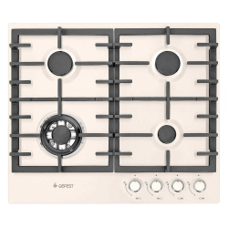 Встраиваемая варочная панель Газовая Gefest ПВГ 1214-01 К81, 60 см, цвет Бежевый