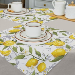 Набор салфеток Самойловский Текстиль 45х45 см Лимонная эстетика 926791