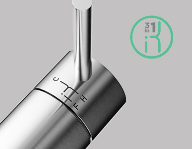 Смеситель Omoikiri Nakagawa 2 Plus-C латунь/хром