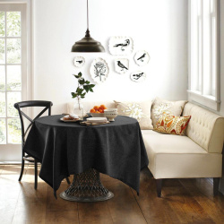 Скатерть Волшебная ночь 165/200 Графит Рогожка 776953