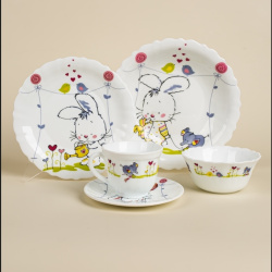 Набор посуды детский Pars Opal Rabbit 3 пр. PO-3sd-761 124695