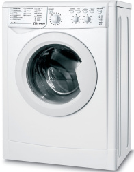 Стиральная машина с фронтальной загрузкой Indesit IWSC 6105 UZ, Max загрузка - 6кг, Max отжим - 1 000об/мин., цвет Белый