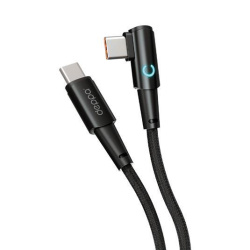 USB кабель Deppa Moon Type-C - Type-C 100Вт 5А Black (1,5м) 72538