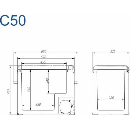 Термохолодильник Alpicool C50 (12/24)