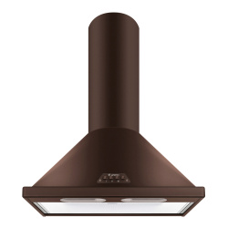 Вытяжка купольная, настенная, Gefest ВО 1502 К17 50, цвет Коричневый, ширина 50см.