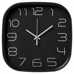 Часы настенные Рубин Классика 25х25см чёрный 2500-005