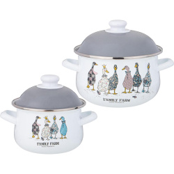 Набор кастрюль Agness Family Farm 4 пр. 1,5 л, 2,8 л 934-718