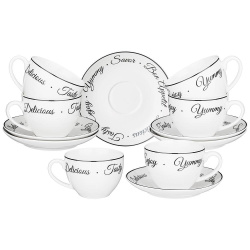 Чайный набор Lefard Bon Appetit 12 пр. на 6 пер. 300 мл 87-277