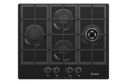 Встраиваемая варочная панель Газовая Gefest 2231-01 Р3, 67 см, цвет Чёрный