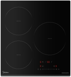 Встраиваемая варочная панель Индукционная Midea MIH43103F, 45 см, цвет Чёрный