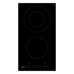 Встраиваемая варочная панель Электрическая Oasis P-SDR, 28,8 см, цвет Чёрный