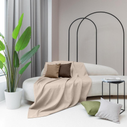 Покрывало Волшебная ночь 140х220 Жемчуг Рогожка 774532