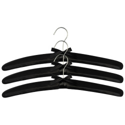 Набор вешалок Рыжий Кот Сатин 3 шт Черный 111723