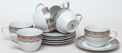 Чайный набор Balsford Бристоль Оливер 12 пр. на 6 пер. 220 мл 106-03029