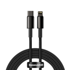 USB кабель Baseus Dura Series Fast Charging Cable Type-C - iP 20Вт 2м Gold+Black