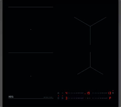 Встраиваемая варочная панель Индукционная AEG TO64IB00FB, 59 см, цвет Чёрный