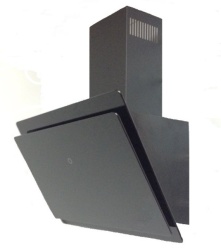Вытяжка наклонная, настенная, Exiteq EX-1126, цвет Чёрный, ширина 59,5см.