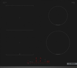 Встраиваемая варочная панель Индукционная Bosch PVS631HC1E, 59,2 см, цвет Чёрный