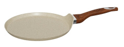 Сковорода блинная Rashel 25 см кремовый гранит R-122025