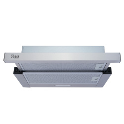 Встраиваемая вытяжка Oasis UV-60S, цвет Стальной, ширина 60см.