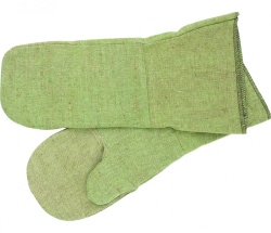 Краги сварщика СИБРТЕХ брезентовые огнеупорные, 1 размер