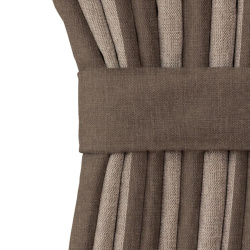 Комплект штор Волшебная ночь Зебра-капучино 200*270 см рогожка 777458