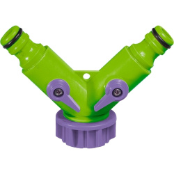 Распределитель 2-х канальный Palisad 3/4" со штуцерами